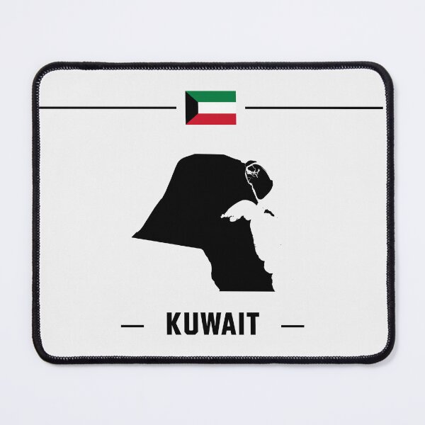 Item preview, Kuwait Pride - Modern Minimalist Map & Flag Design designed and sold by mashmosh.