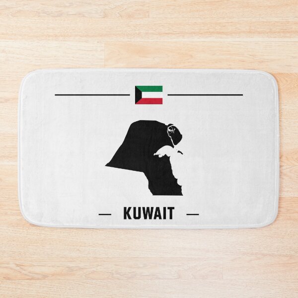 Item preview, Kuwait Pride - Modern Minimalist Map & Flag Design designed and sold by mashmosh.