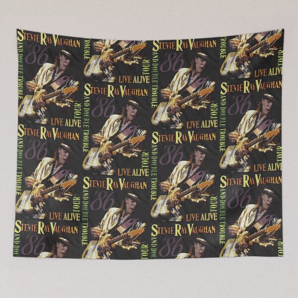 Item preview, Texas Blues Guitar Legend Inspired Art VAUGHAN live alive tour designed and sold by riciabravo9.