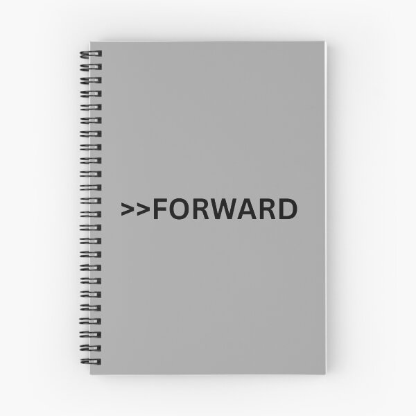 Item preview, FORWARD - Fast Forward Arrows Minimalist Typography designed and sold by CreativeXHub.