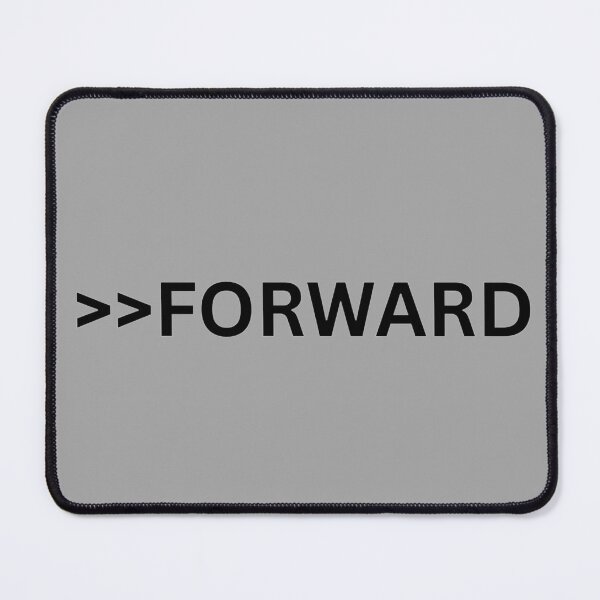 Item preview, FORWARD - Fast Forward Arrows Minimalist Typography designed and sold by CreativeXHub.
