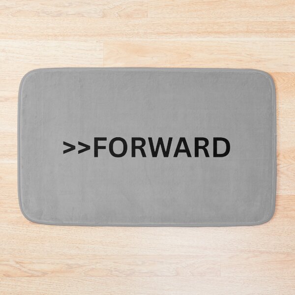 Item preview, FORWARD - Fast Forward Arrows Minimalist Typography designed and sold by CreativeXHub.