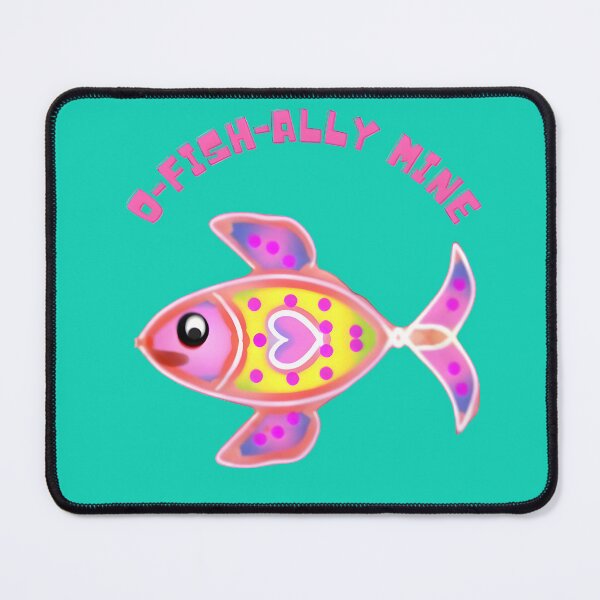 Item preview, Luminous Heart Fish: Radiant Neon Kawaii Sea Life Art designed and sold by HopeAndHustle.
