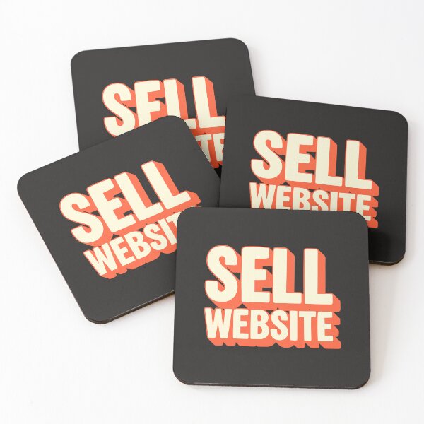 Item preview, I Sell Websites - Funny Website Flipping Digital Nomad Quote designed and sold by JavaGraph.