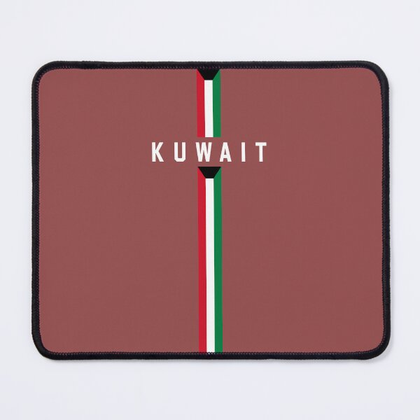 Item preview, Kuwait Flag Modern Vertical Art - Minimalist Kuwaiti Pride designed and sold by mashmosh.