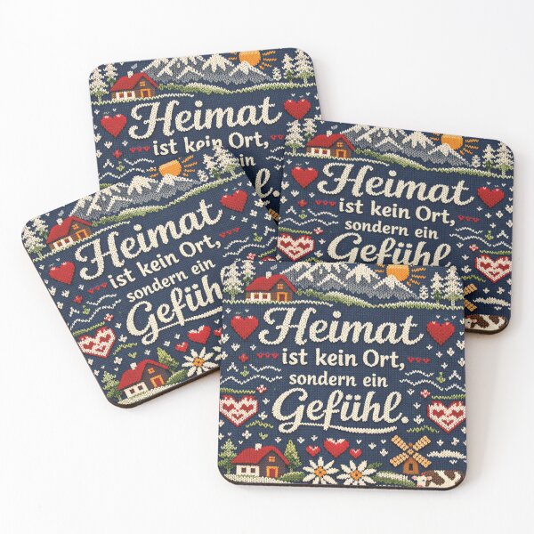 Item preview, Home is a feeling – Heartfelt Alpine knitwear design designed and sold by Mauswohn.