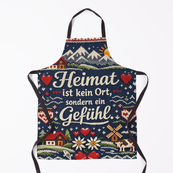Item preview, Home is a feeling – Heartfelt Alpine knitwear design designed and sold by Mauswohn.