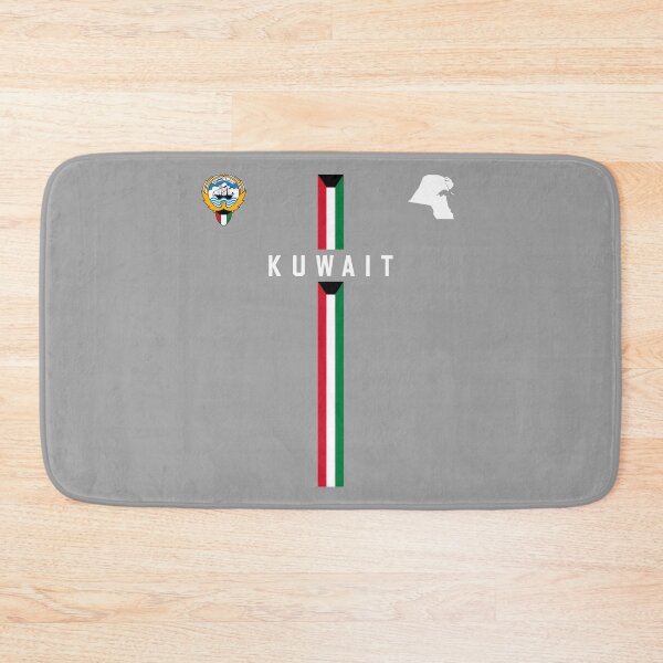 Item preview, Kuwait Flag Modern Minimalist Art - Vertical Stripes Edition designed and sold by mashmosh.