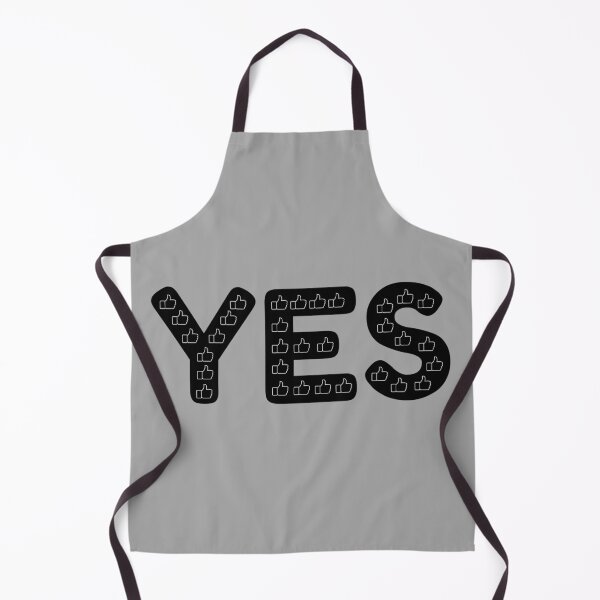 Item preview, YES - Thumbs Up Pattern Bold Typography designed and sold by CreativeXHub.