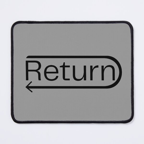 Item preview, Return - U-Turn Arrow Minimalist Typography designed and sold by CreativeXHub.