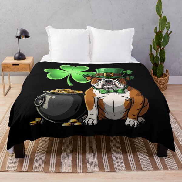 Item preview, Cute English Bulldog Shamrock Women Men St Patricks Day designed and sold by OlakunleOloroz.