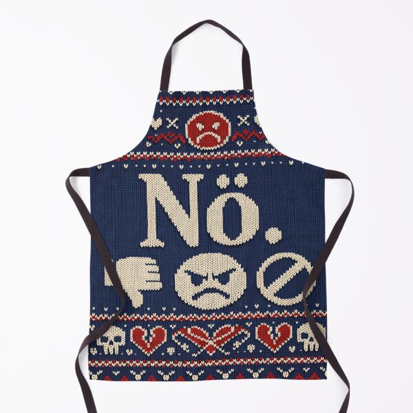 Item preview, No statement greeting – Funny anti-everything knit design designed and sold by Mauswohn.