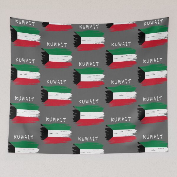Item preview, Kuwait Flag Artistic Brush Stroke – Proud Kuwaiti Heritage designed and sold by mashmosh.