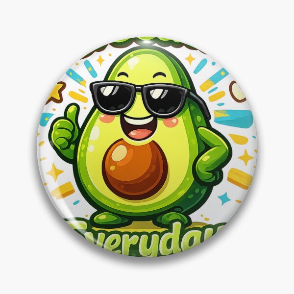 Item preview, Cute Avocado Everyday Funny Summer Vibes  designed and sold by MindfulSips.