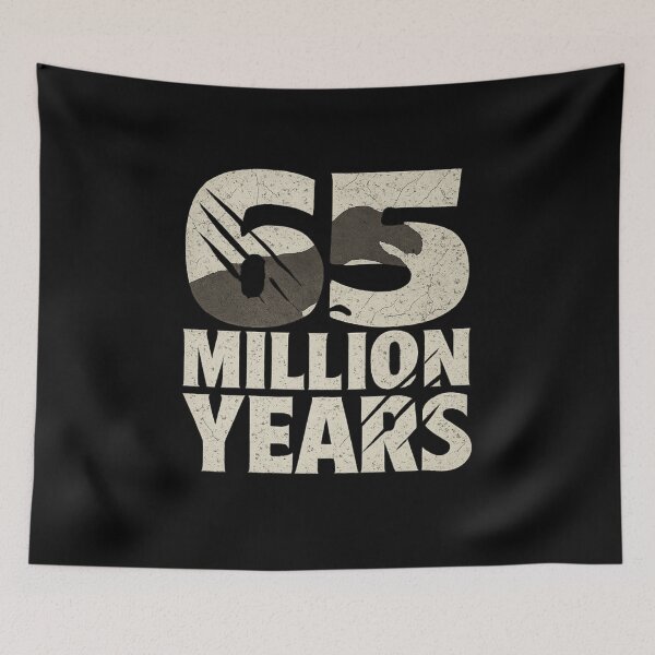 Item preview, 65 Million Years - Dinosaur Fossil Typography T-Shirt designed and sold by MKreative Studio.