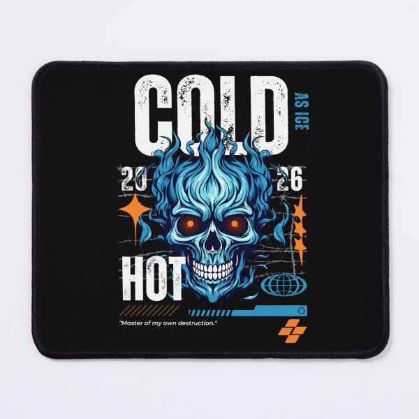 Item preview, Cyber-Ghost: Electric Blue Fire Skull Streetwear designed and sold by ZMG STUDIO.