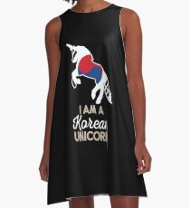 South Korea Korean Unicorn A-Line Dress