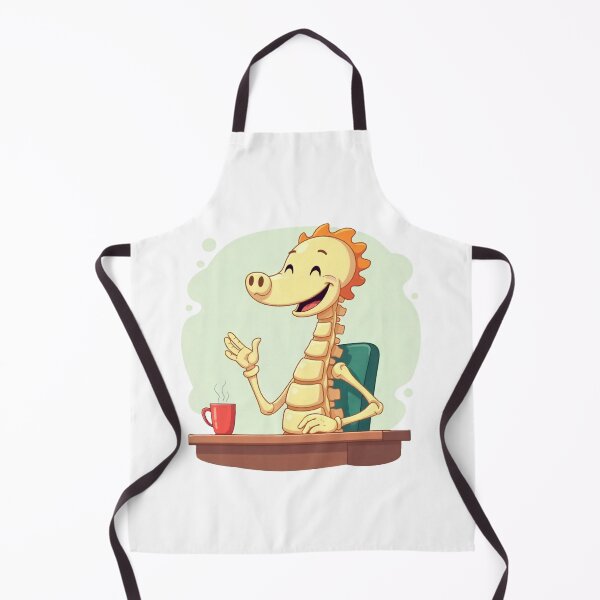 Item preview, Happy Spine Character with Coffee – Cute Anatomy Cartoon Illustration designed and sold by myforestfog.