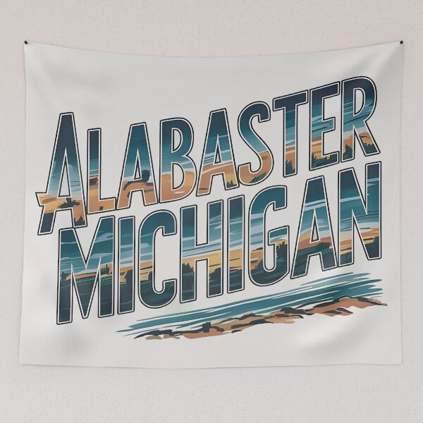 Item preview, Alabaster, Michigan, Alabaster MI, Alabaster Michigan designed and sold by MoMidoStore.