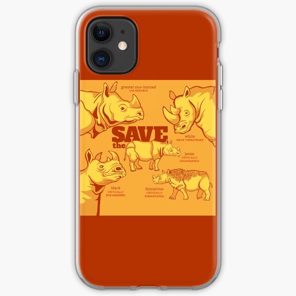 Save the Rhino iPhone Soft Case