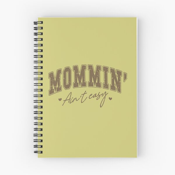 Item preview, Mommin’ Ain’t Easy – Funny Mom Life Quote, Rustic Typography Motherhood Design designed and sold by Golden Blaze Studio.