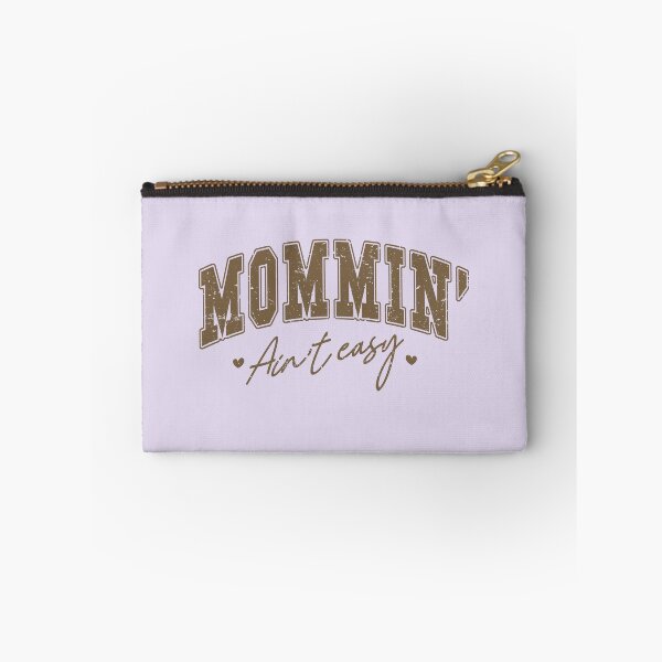 Item preview, Mommin’ Ain’t Easy – Funny Mom Life Quote, Rustic Typography Motherhood Design designed and sold by Golden Blaze Studio.