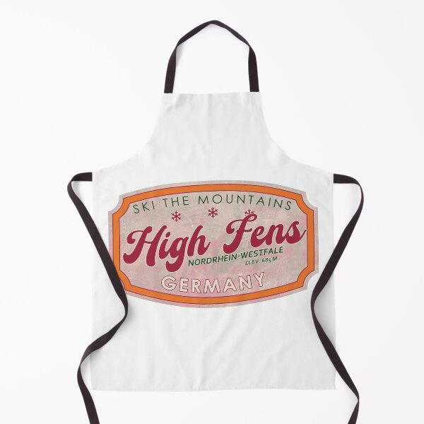 Item preview, High Fens, Germany, Nordrhein-Westfalen, Ski, textured skiing badge designed and sold by Wanderful-roads.