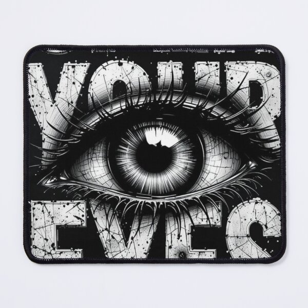 Item preview, Open Your Eyes Grunge Typography Art designed and sold by MindsetPlates.
