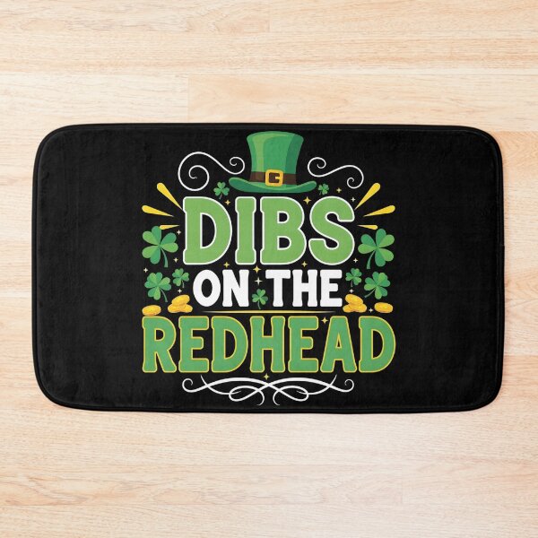 Item preview, Funny Irish St Patricks Day Shamrock Dibs On The Redhead designed and sold by OlakunleOloroz.