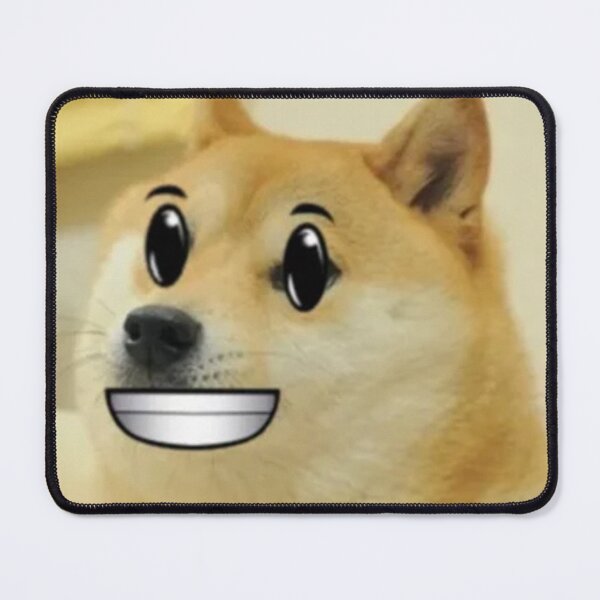 Item preview, Doge Shiba Inu with Friendly Smile Roblox Face designed and sold by Deanmindvortex.