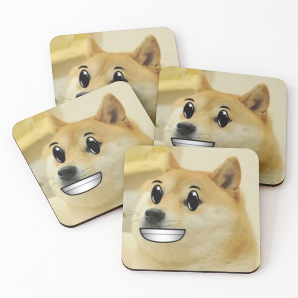 Item preview, Doge Shiba Inu with Friendly Smile Roblox Face designed and sold by Deanmindvortex.