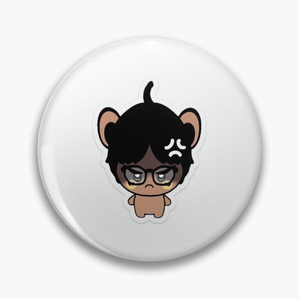 Item preview, angry cute brown bear with glasses and hair bubu dudu designed and sold by krissyh2o.