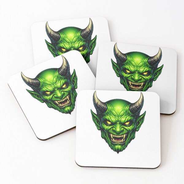 Item preview, Devil Horned Face designed and sold by GenzShoppingHub.