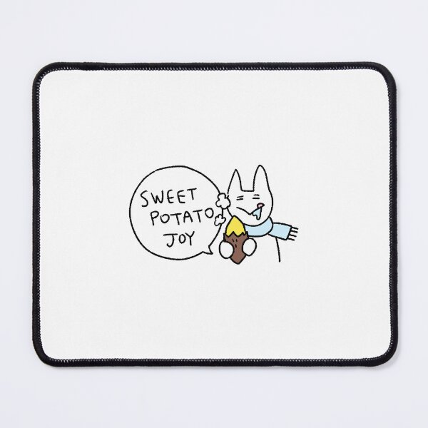 Item preview, Sweet Potato Joy – Cute Cozy Snack Cat Sticker designed and sold by lazydayz16.