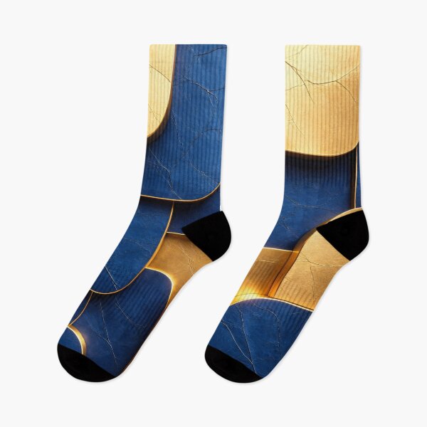 Item preview, Gilded Navy Geometry designed and sold by Kaleidoscope Print.