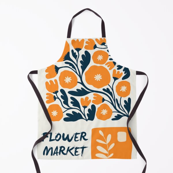 Item preview, Bold poster with orange flowers designed and sold by paulrommer.