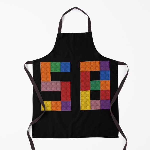 Item preview, 58 numbering made of colorful bricks designed and sold by Brickification.