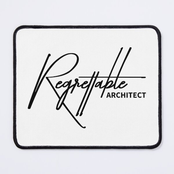 Item preview, Regrettable Architect - Sarcastic Humor Typography designed and sold by ReggieDior.