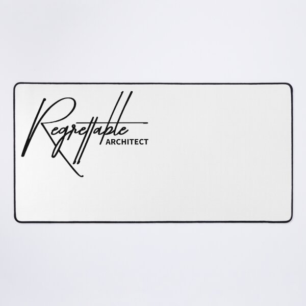 Item preview, Regrettable Architect - Sarcastic Humor Typography designed and sold by ReggieDior.