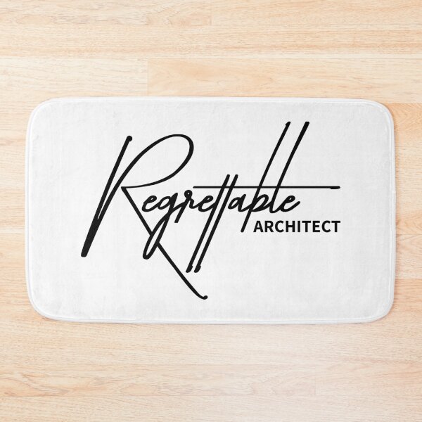 Item preview, Regrettable Architect - Sarcastic Humor Typography designed and sold by ReggieDior.
