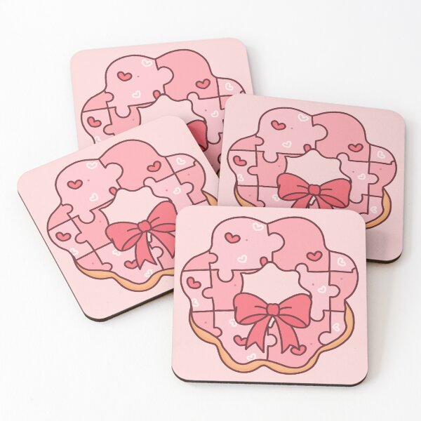 Item preview, Puzzle Heart Donut Valentine designed and sold by BGMeYou.