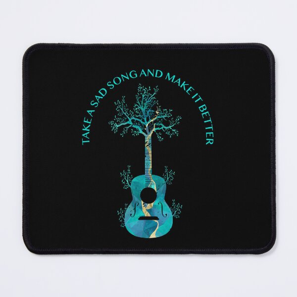 Item preview, Take a sad song and make it better Acoustic Guitar Tree Art designed and sold by Uncer59.