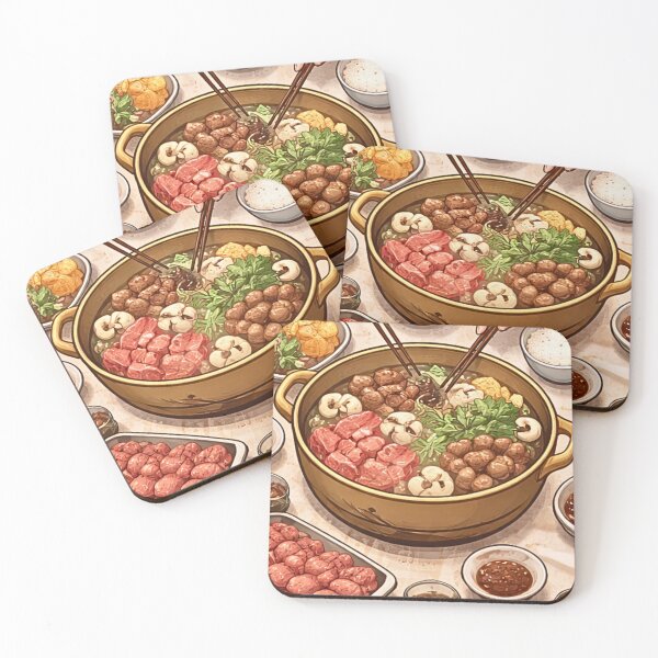 Item preview, Nostalgic Hot Pot Dinner, Cozy Food Art  designed and sold by Hearts House.