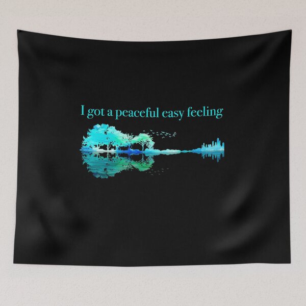 Item preview, Peaceful Easy Feeling Guitar Landscape Art designed and sold by Uncer59.