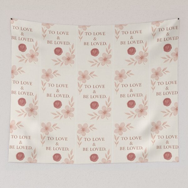 Item preview, To Love & Be Loved Floral Romantic Greeting Card designed and sold by FestivityFinds.