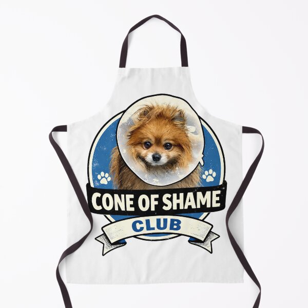 Item preview, Cone of Shame Pomeranian Club designed and sold by StrayaDesign.