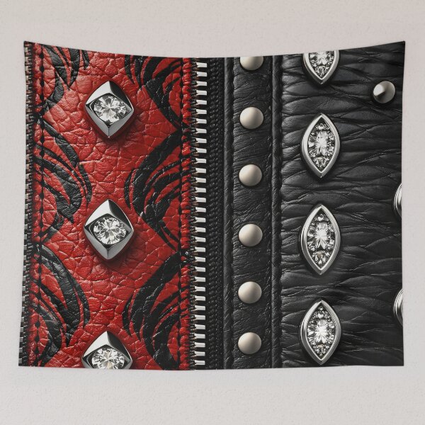 Item preview, Studded Leather Luxe designed and sold by Kaleidoscope Print.