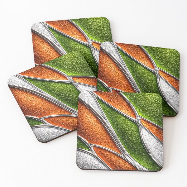 Item preview, Citrus Chrome Waves designed and sold by Kaleidoscope Print.