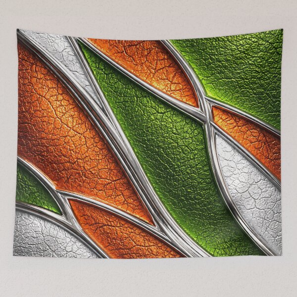 Item preview, Citrus Chrome Waves designed and sold by Kaleidoscope Print.