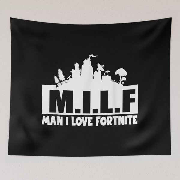 Item preview,  M.I.L.F Man I Love F.O.R.T.N.I.T.E Game Funny Sarcasm designed and sold by stickersbynick.